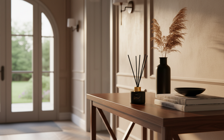 sorte duftpinde i entre og gangparti