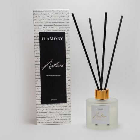 Duftpinde, Glas, hvid