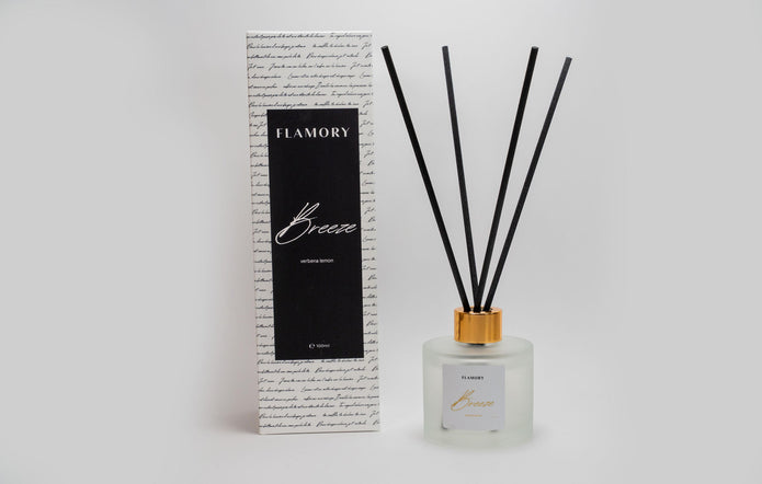 Duftpinde, Glas, hvid