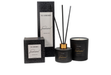 Duftpinde og duftlys gavesæt, sort