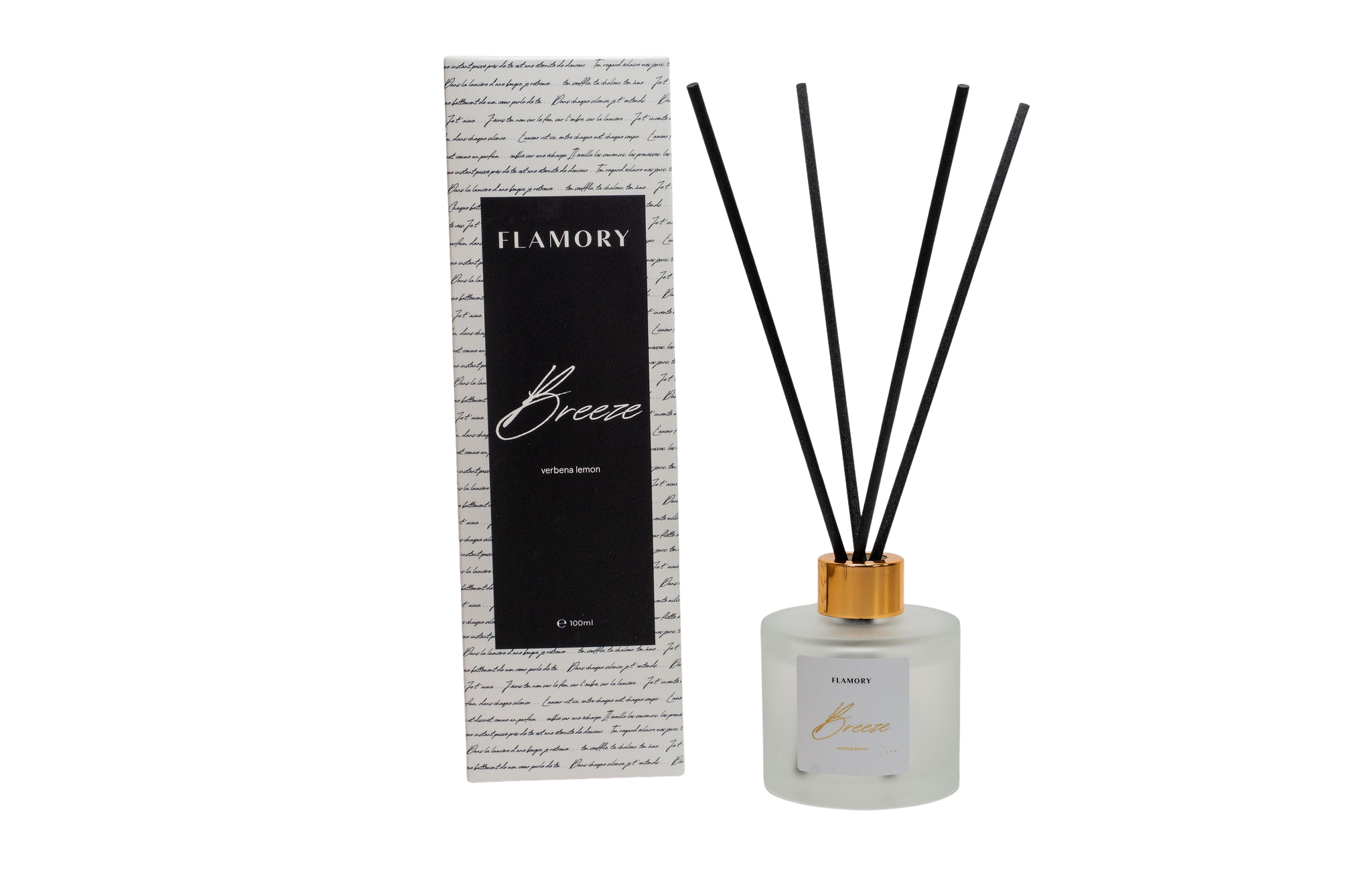 Duftpinde, Glas, hvid